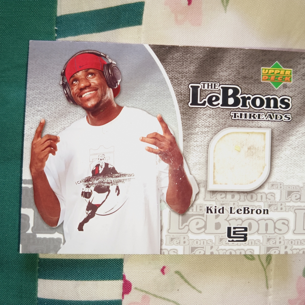 Nike LeBron Threads Card with Red and White Accents